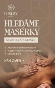 Hledáme masérky (Brno)